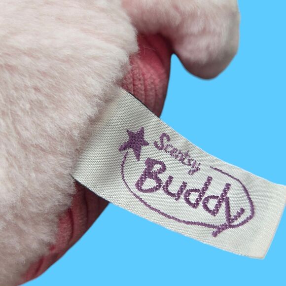 2010 Scentsy Buddy Pink Penny The Pig Empty Pouch Ribbed Corduroy Stuffed Plush - Picture 13 of 15